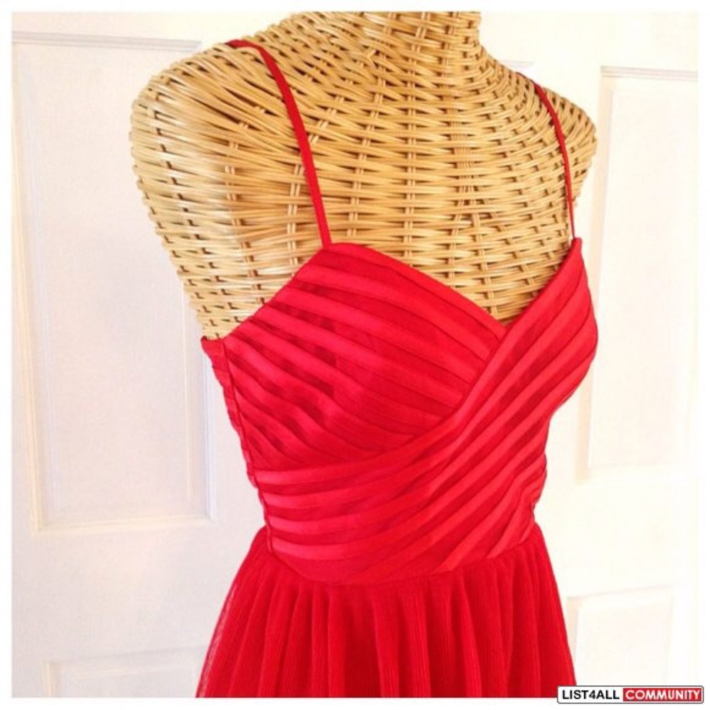 Marciano Red Ballerina Tulle Bustier Corset - Picture 4 of 7